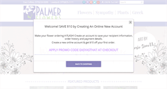 Desktop Screenshot of palmerflowers.com